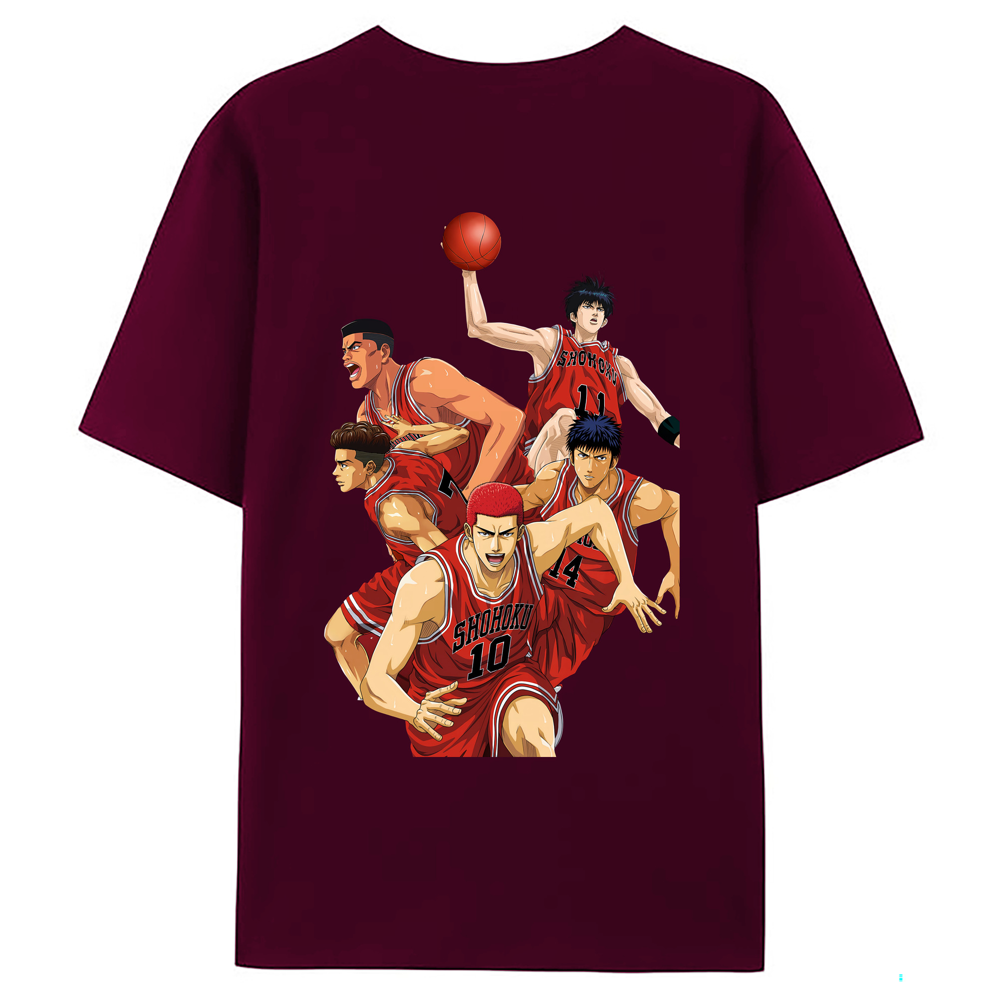 （画像用） SLAM DUNK／スラムダンク レディース半袖Tシャツ(バックプリント)